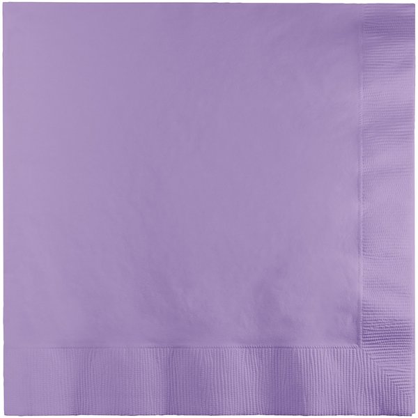 Touch Of Color Luscious Lavender Napkins 3 ply, 6.5", 500PK 58193B